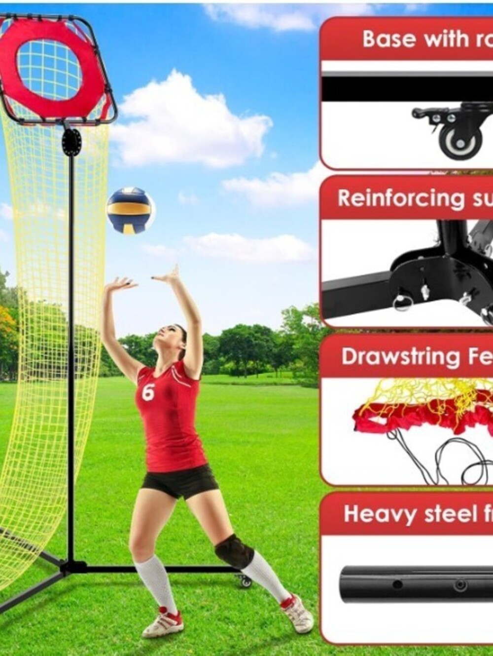 Volleyball Practice Set-Adjustable - Picture 4 of 4